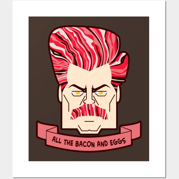 All Your Eggs and Bacons Wall Art by zerobriant